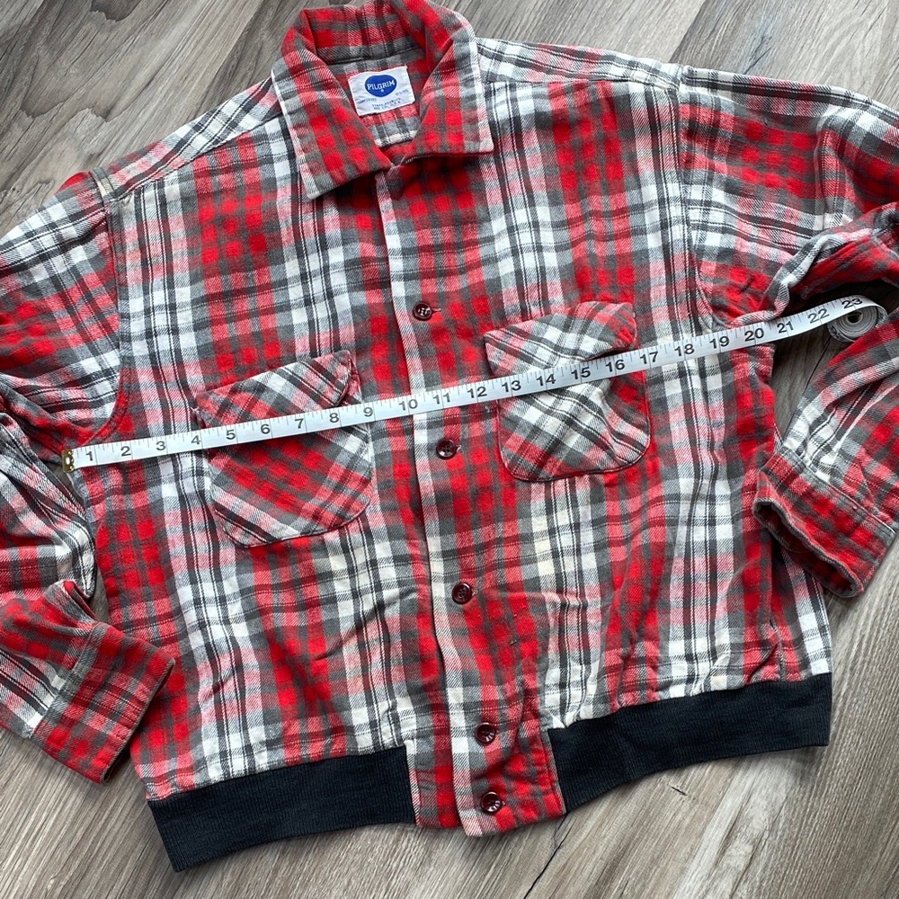 Vintage Plaid Shirt Jacket - Picture 2 of 6